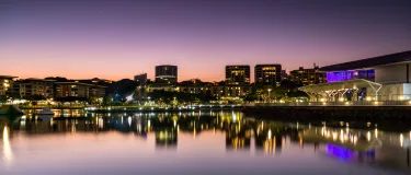 Darwin City Skyline at Dusk